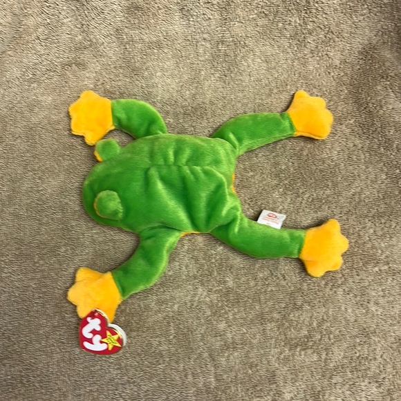 Vintage Beanie Baby Smoochy The Frog - Picture 1 of 4